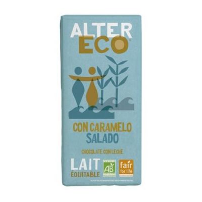 Chocolate con Leche y Caramelo Salado Bio 100g Altereco
