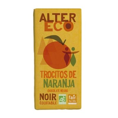 Chocolate Negro con Naranja Bio 100g Altereco