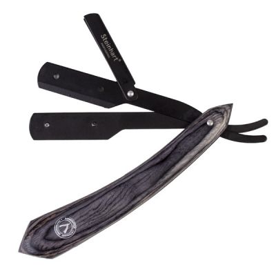 COUTEAU DE POCHE EN BOIS STEINHART + LAMES D'ÉPÉE BLEUE