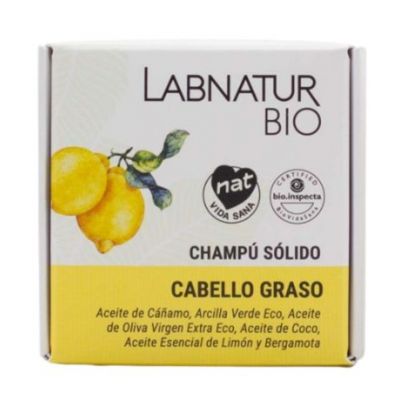 Champu Solido Graso Bio 75ml Labnatur