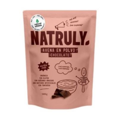 Avena al Cioccolato in Polvere Senza Glutine Eco Vegan 500g Natruly
