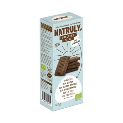 Galletas Cacao Bio Vegan 125g Natruly