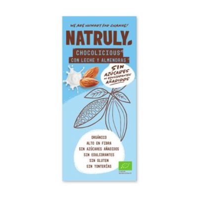 Chocolicious Choco Organic Almond Milk Tablet 85g Natruly