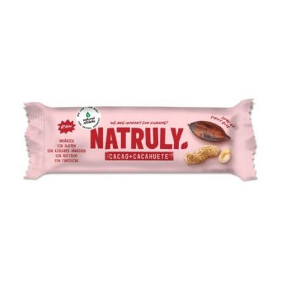 Raw Cocoa and Peanut Bar Organic 3x30g Natruly