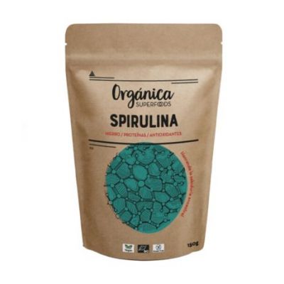Espirulina en Polvo Bio Vegan 150g Organica Superfoods