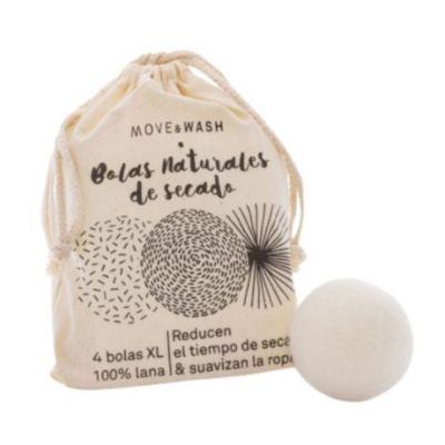 Bolas Naturales de Secado Caja Carton 4uds Move  Wash