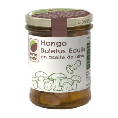 Boletus Edulis Mushroom in Eco Olive Oil 175g Terra Verte