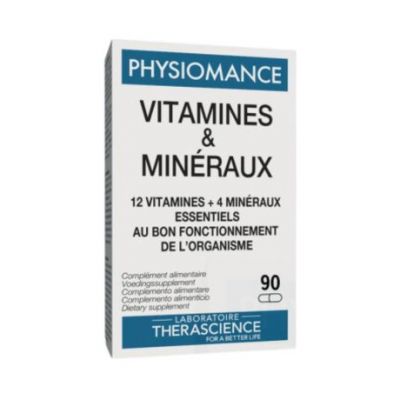 Vitaminas y Minerales 90caps Therascience