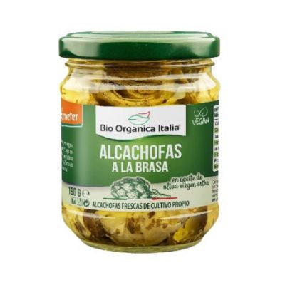 Alcachofas a La Brasa en Aceite Vegan Bio 190g Bio Organica Italia