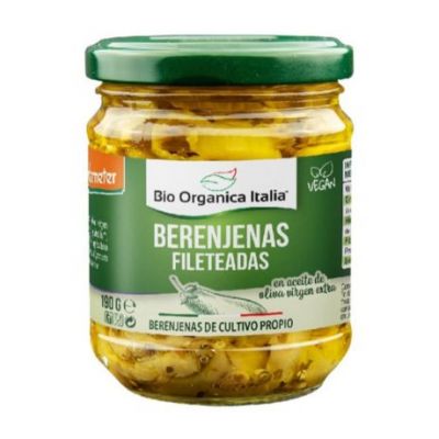 Organic Vegan Eggplants in Oil 190g Bio Organica Italia