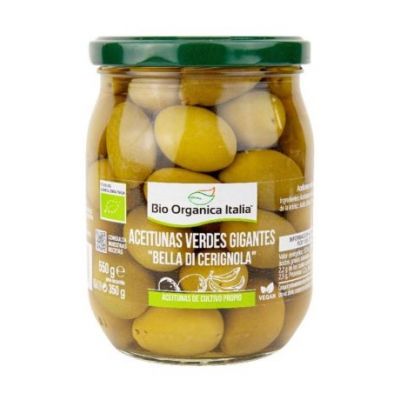 Green Giant Olives Vegan Bio 550g Bio Organica Italia