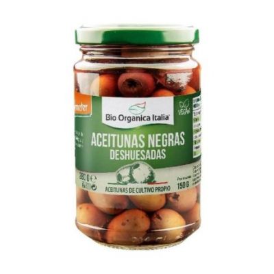 Olive Nere Senza Liquido Vegan Bio 180g Bio Organica Italia