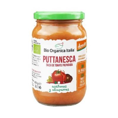 Puttanesca Organic Tomato Sauce 350g Bio Organica Italia