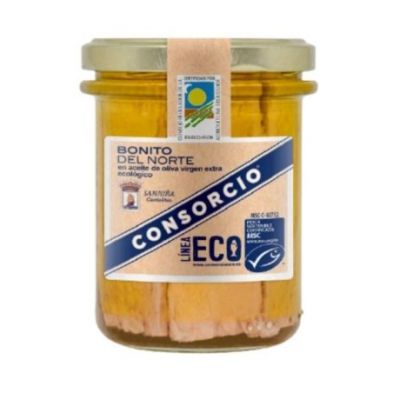 Tonno bianco settentrionale in olio di oliva ecologico 185g Consorcio