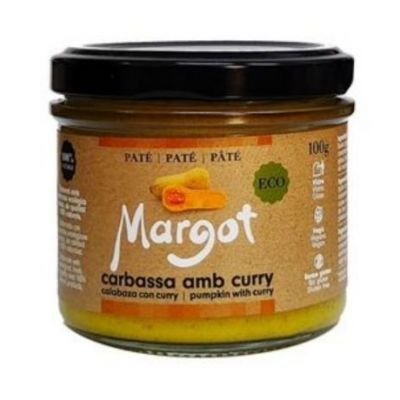 Patè di Zucca al Curry Senza Glutine Eco Vegan 100g Margot