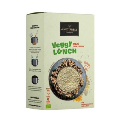 Veggy Lunch Hirse mit Curry Eco 90g 4 Hektar