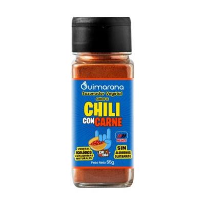 Sazonador Vegetal sabor Chili Carne Vegan 55g Guimarana