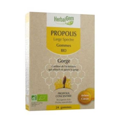 Propolis Broad Spectrum Throat 24 candies Herbalgem