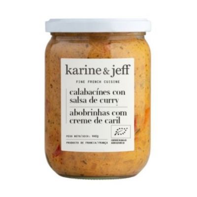 Zucchini with Curry Eco sauce 440g Karine Jeff