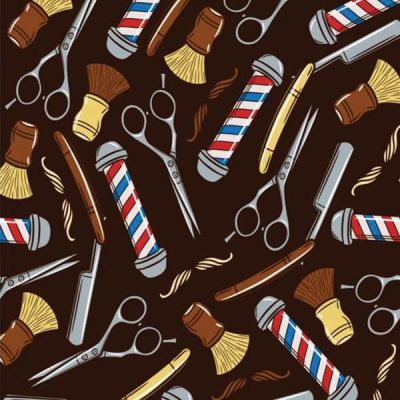 OUTILS DE COIFFEUR BARBIER (120X160)