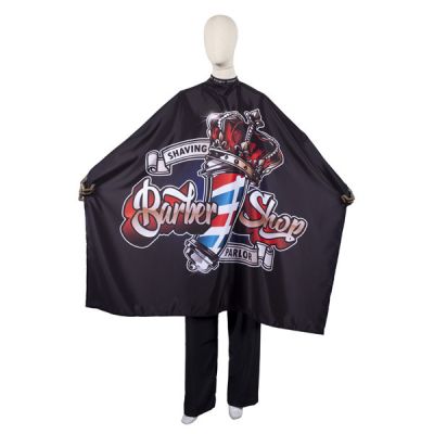 SALLE DE RASAGE DES CHEVEUX DU COU EN NÉOPRÈNE NOIR