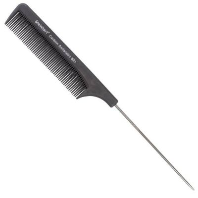 PEIGNE ANTISTATIQUE EN CARBONE STEINHART AVEC TIQUE MÉTALLIQUE 821