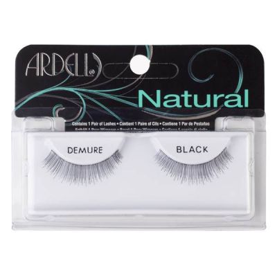 Black Demure Postiza Tabs