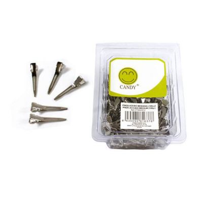 PINCES MOYENNES EN ACIER CANDY 2411 (boîte de 100)