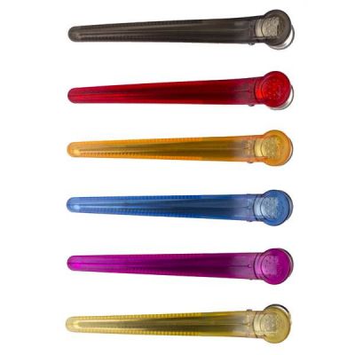 PINZA PLAST Y ALUM. SUPERGIGANTE CURVA (6 U.)