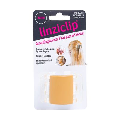PINCE MIDI LINZICLIP BRUN CLAIR MAT