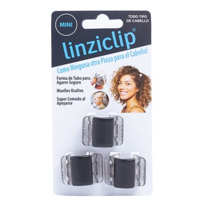 PINCE LINZICLIP MINI NOIR MAT (3 unités)