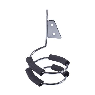 SUPPORT SÉCHOIR MURAL EN SPIRALE, AVEC DOUBLURE EN CAOUTCHOUC