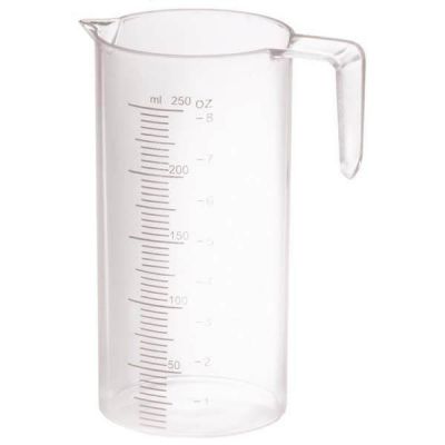 TEST DE CRUCHE GRADUÉE JUSQU'À 250 c.c.