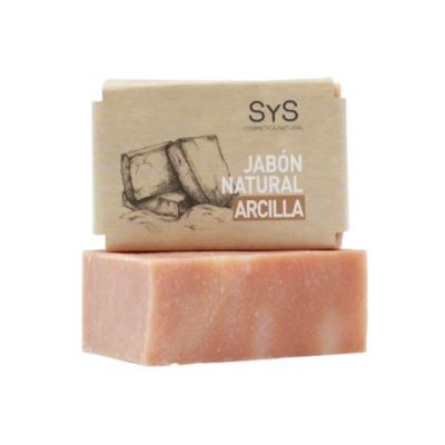 Natürliche feste vegane Tonseife 100g Sys Naturkosmetik