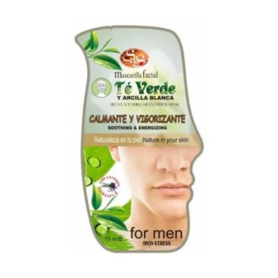 Mascarilla Facial Te Verde y Arcilla Hombre 15ml SYS Cosmetica Natural