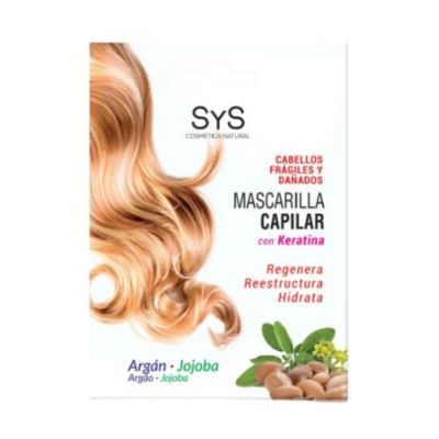 Mascarilla Capilar Argan Jojoba y Keratina 20ml SYS Cosmetica Natural