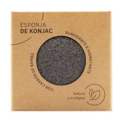 Konjac Carbon Sponge 1 unit SYS Natural Cosmetics