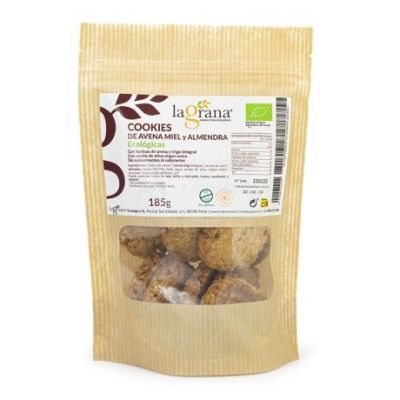 Cookies Avena Almendra Miel Eco 185g La Grana