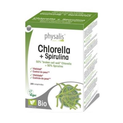 Chlorella Spirulina Eco Vegan 200comp Physalis
