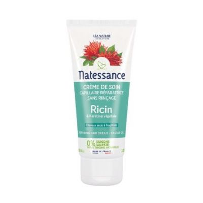 Natessance Organic Repairing Castor Hair Cream 100ml