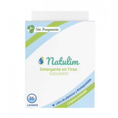 Waschmittelstreifen ohne Duftstoffe 40lav Eco Natulim