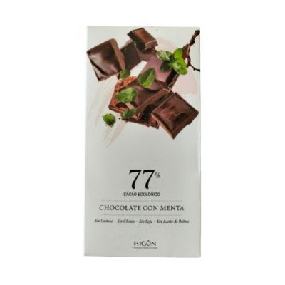 Chocolate Negro 77 Menta Eco 70g Chocolates Higon