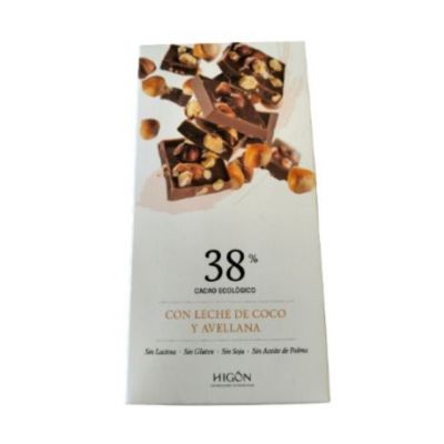 38% Milk Chocolate Coconut Hazelnut Higon Chocolates