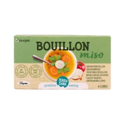 Cubitos Para Caldo Vegetal Con Miso Bio Vegan 64g Terrasana