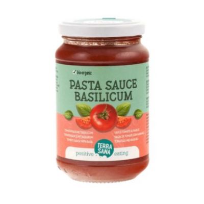 Salsa de Tomate Con Albahaca Bio Vegan 340g Terrasana