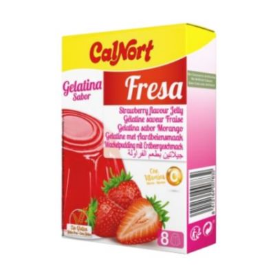 Gluten-Free Strawberry Gelatin 2x85g CalNort