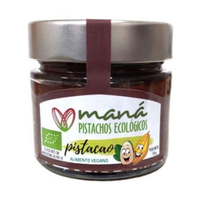 Crema Pistacho Cacao Eco 170g Mana Pistachos Ecologicos