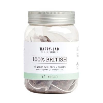Black Tea 100% British Eco 14 Piramides Happy-Lab