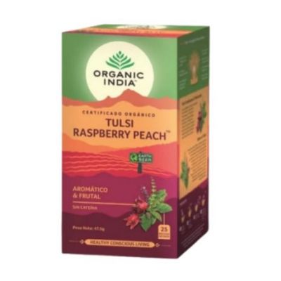 Tulsi Lampone Pesca Eco 25inf India Biologica