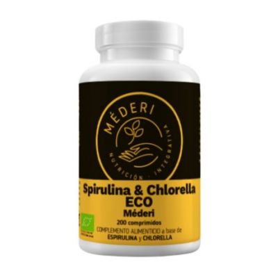 Spirulina y Chlorella Eco 200comp Mederi